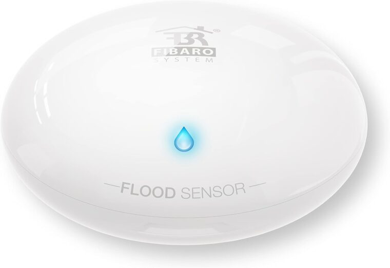 Fibaro FGBHFS-101 Flood, Water & Temperature Sensor Homekit enabled water leakage detector, white - Image 3