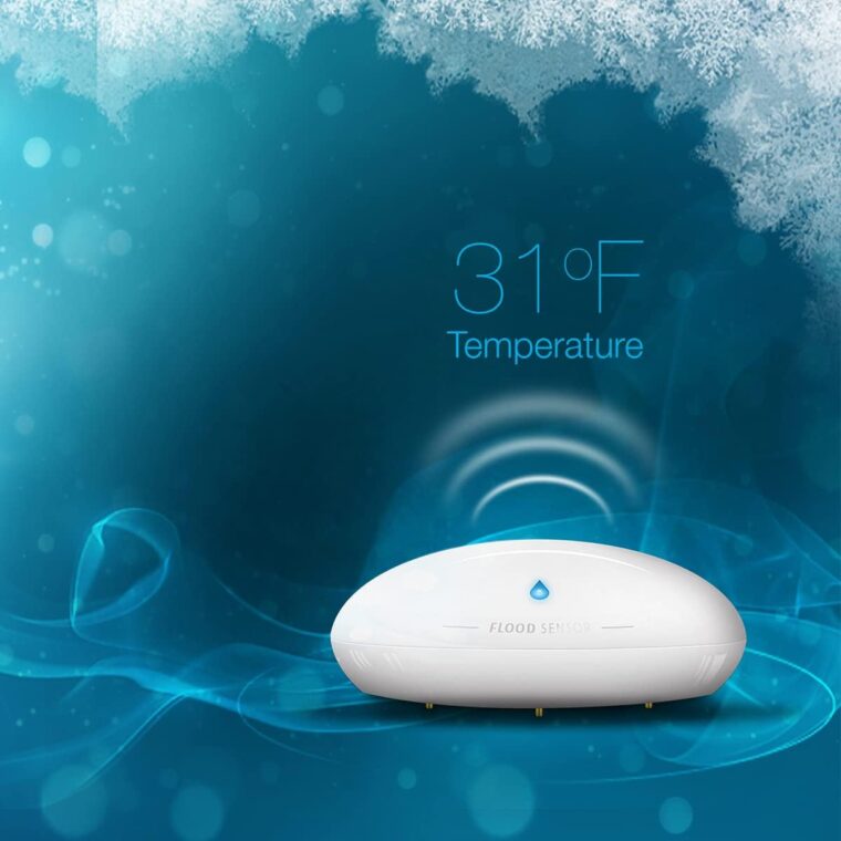 Fibaro FGBHFS-101 Flood, Water & Temperature Sensor Homekit enabled water leakage detector, white - Image 4