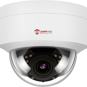 Anpviz 4MP PoE IP Dome Camera with Microphone/Audio, IP Security Camera Outdoor Indoor, 98ft Night Vision, IP66 Waterproof, 2.8mm Wide Angle Lens, 24/7 Recording, Not PTZ, NDAA Complaint (U Series)