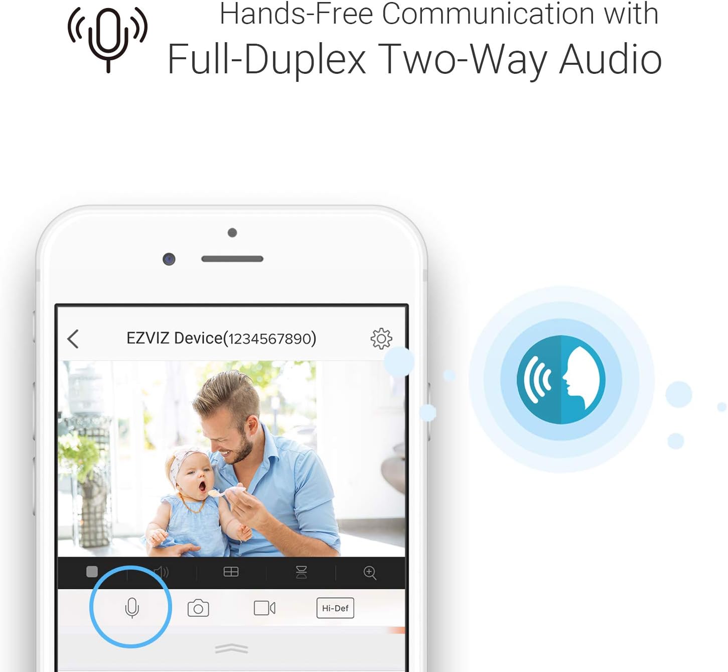 EZVIZ Indoor Security Camera 1080P WiFi Baby Monitor, Smart Motion Detection, Two-Way audio, 40ft Night Vision, Works with Alexa & Google Assistant(C1C) - Image 6