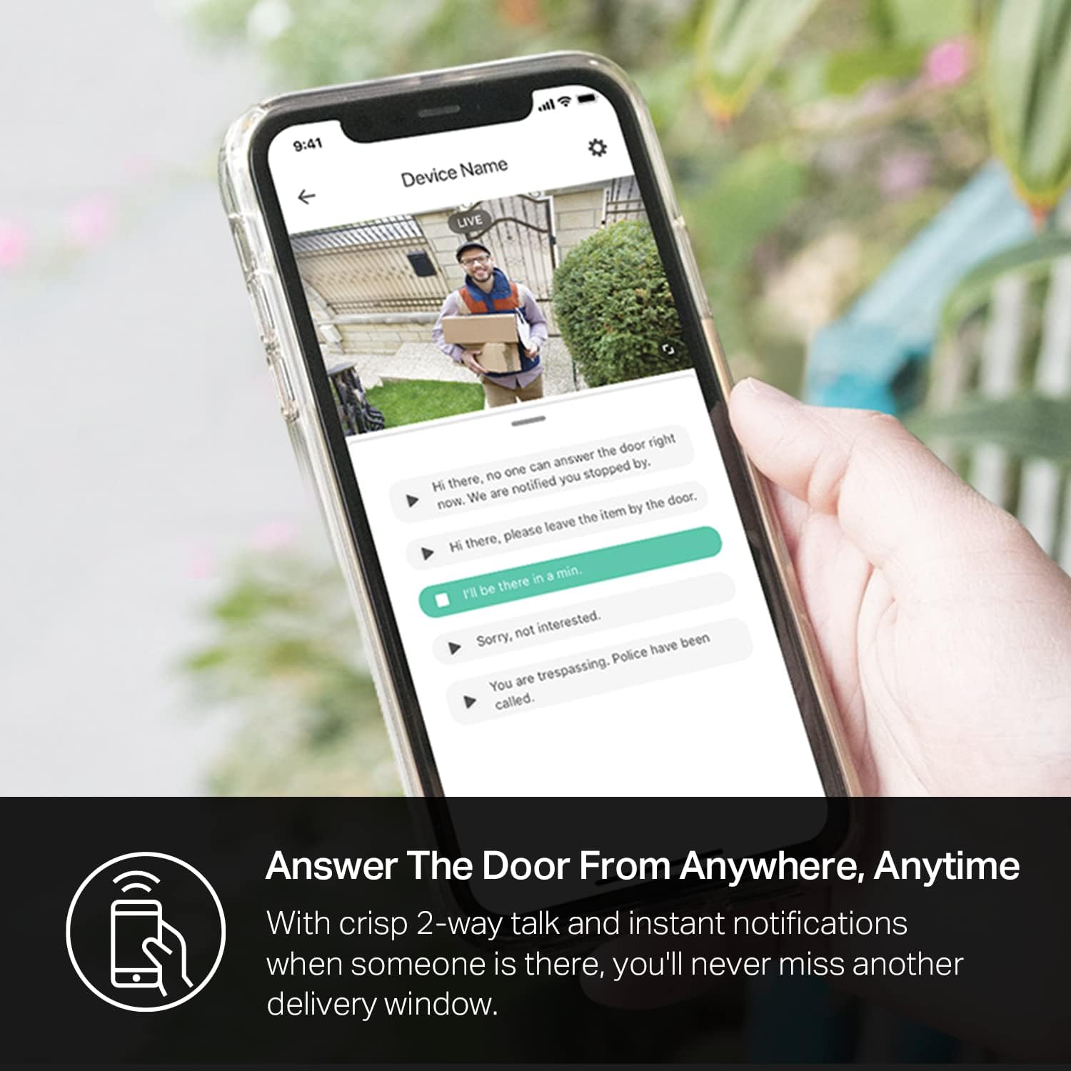 Kasa Smart Video Doorbell Camera Hardwired w/Chime, 2K Resolution, Always-on Power, Night Vision, 2-Way Audio, Real-Time Notification, Cloud & SD Card Storage, Works w/Alexa & Google Home (KD110) - Image 6