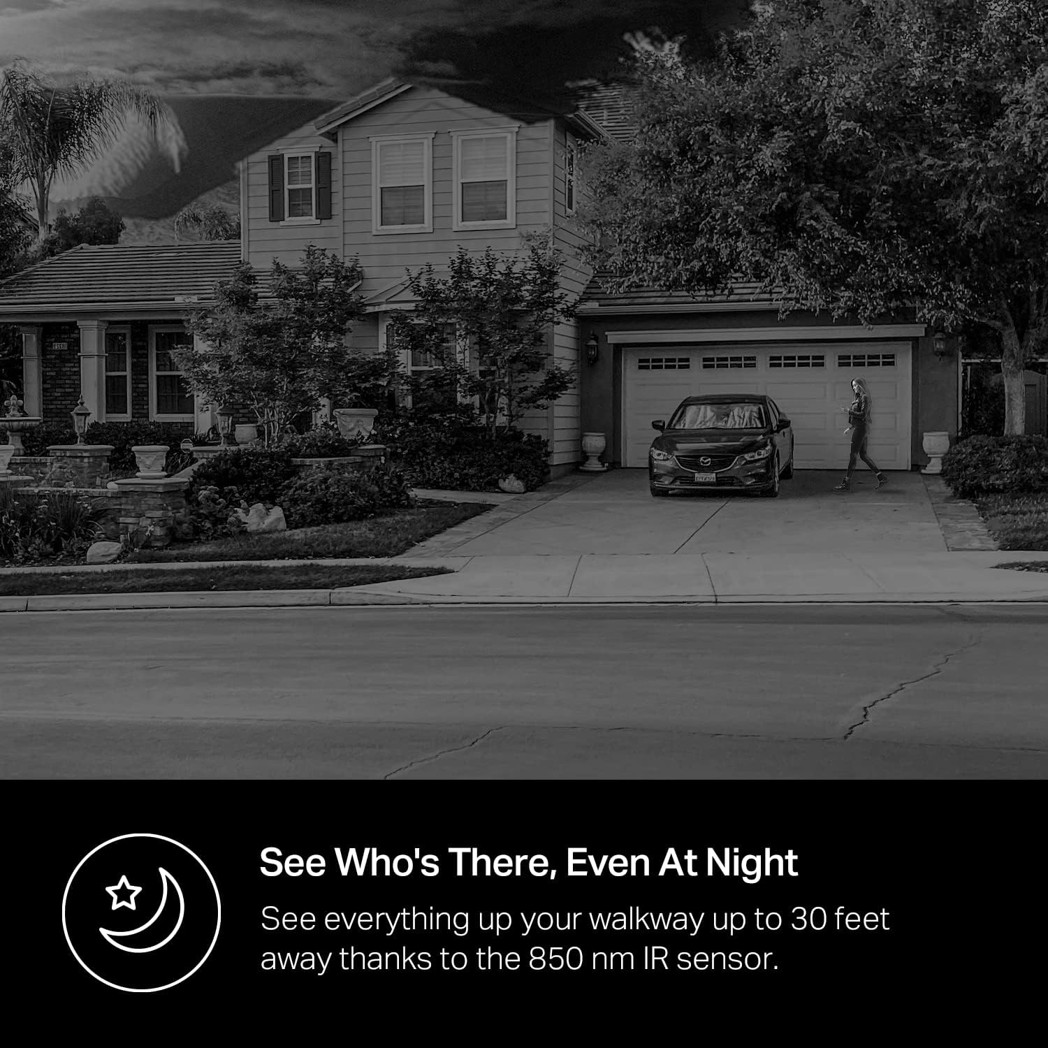 Kasa Smart Video Doorbell Camera Hardwired w/Chime, 2K Resolution, Always-on Power, Night Vision, 2-Way Audio, Real-Time Notification, Cloud & SD Card Storage, Works w/Alexa & Google Home (KD110) - Image 5