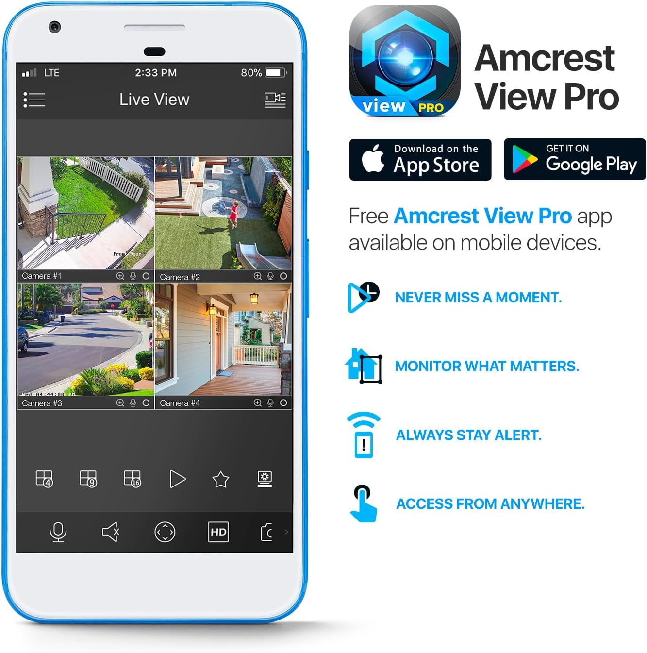 Amcrest UltraHD 5MP Outdoor POE Camera 2592 x 1944p Bullet IP Security Camera, Outdoor IP67 Waterproof, 103° Viewing Angle, 2.8mm Lens, 98.4ft Night Vision, 5-Megapixel, IP5M-B1186EW-28MM (White) - Image 9