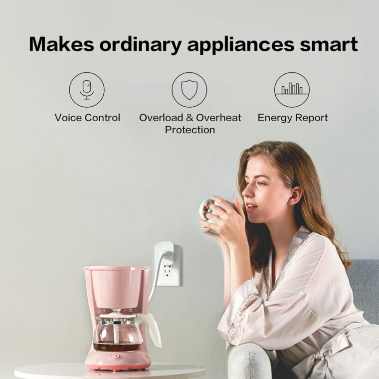 Aqara Smart Plug Plus Smart Light Switch (No Neutral, Single Rocker), with Energy Monitoring, Scheduling and Voice Control, Compatible with Alexa, Google Assistant, IFTTT, and Apple HomeKit Compatible - Image 3