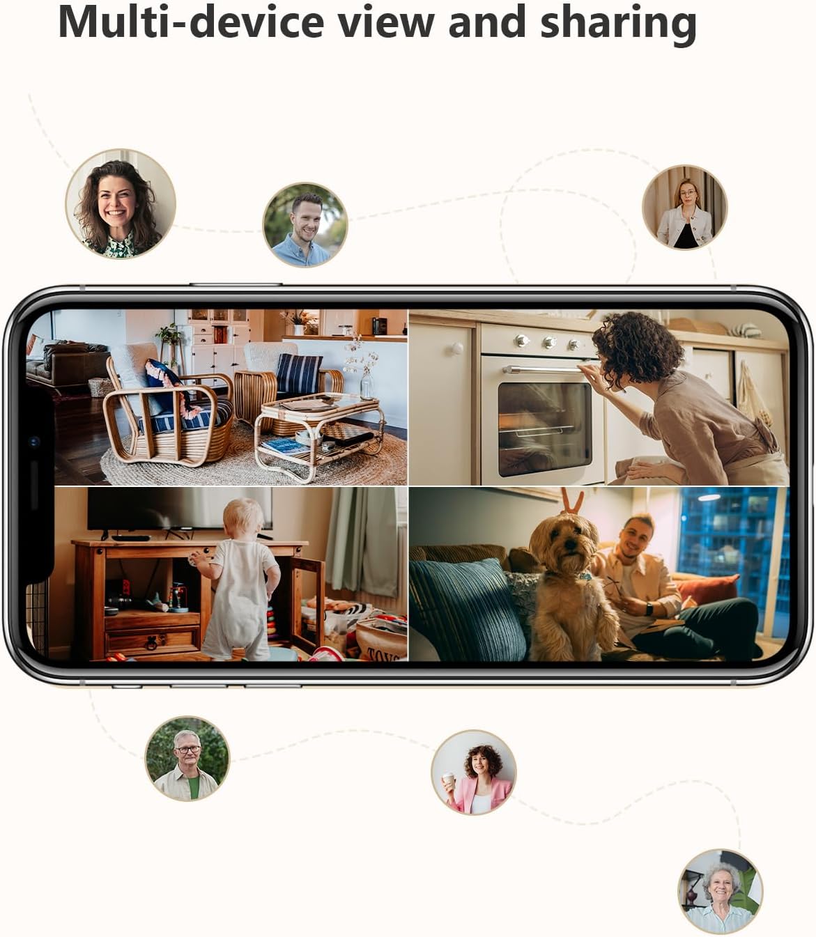 Imou 2.5K WiFi Camera Indoor Pet Dog Camera 4MP, 360° Home Security Wireless IP Baby Camera, Human Detection AI, Smart Tracking, Siren, 10m Night Vision, 2-Way Audio, Privacy Mode, Works with Alexa - Image 5