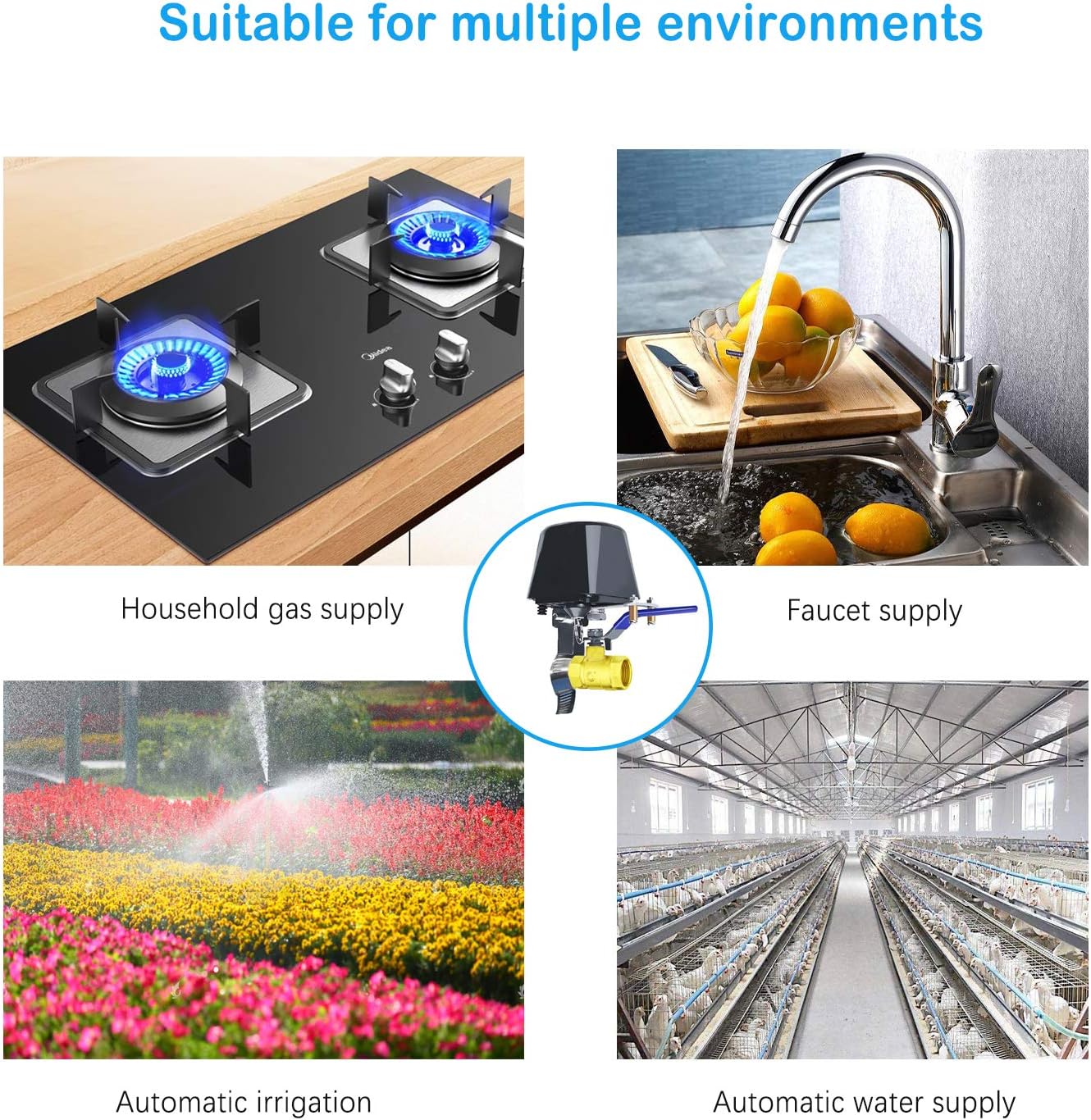 UseeLink Smart WiFi Water Valve, 2-pack, Compatible with Alexa and Google Assistant,Application program iOS/Android - Image 8