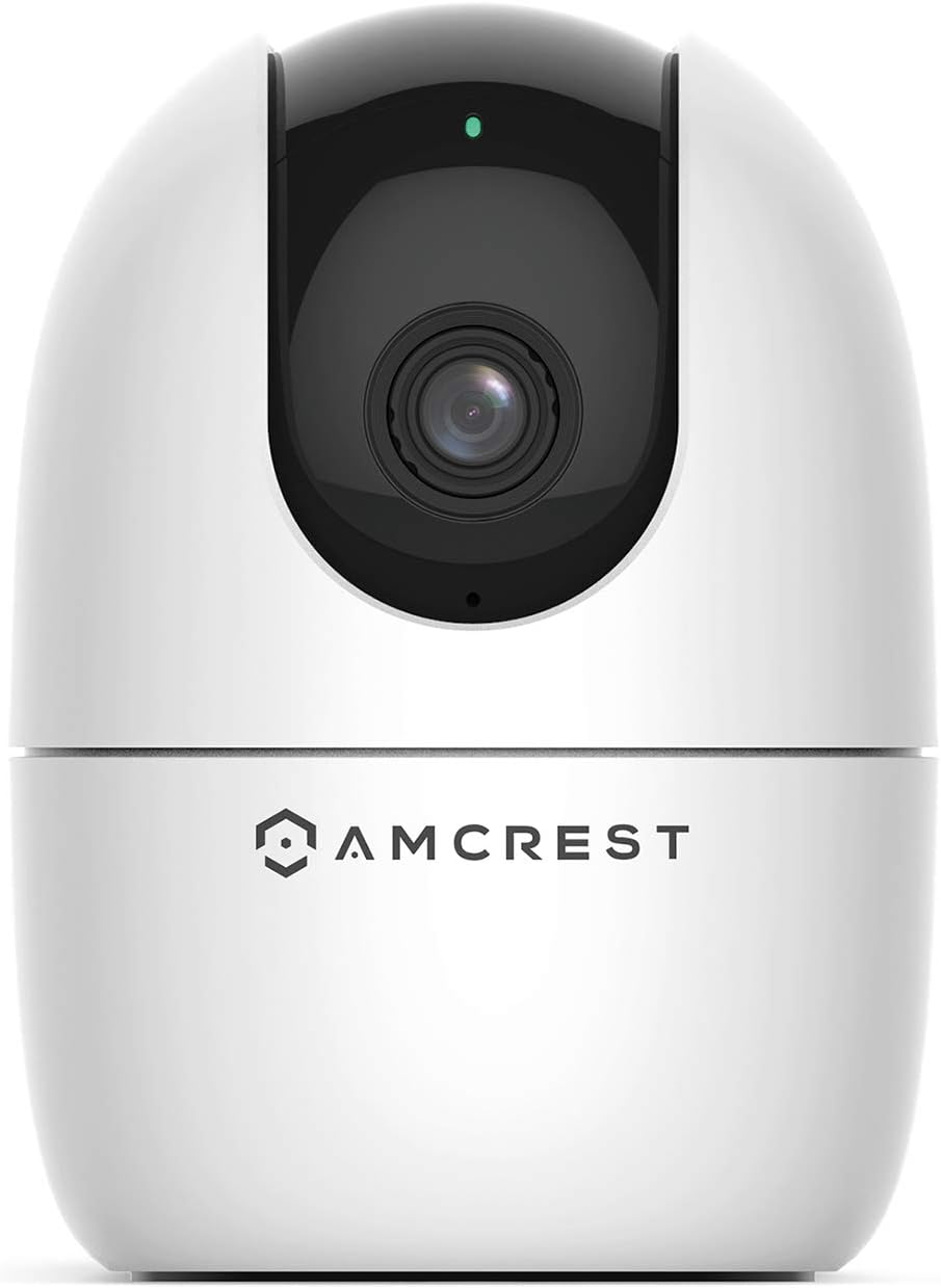 Amcrest 1080P WiFi Camera Indoor, Nanny Cam, Dog Camera, Sound & Baby Monitor, Human & Pet Detection, Motion-Tracking, Phone App, Pan/Tilt Wireless IP Camera, Night Vision, Smart Home ASH21-W