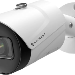 Amcrest 4K (8MP) IP POE Camera, UltraHD Outdoor Bullet, 3840x2160, 98ft NightVision, 125° FOV, IP67, MicroSD (256GB), Human & Vehicle Detection, Tripwire & Intrusion, (IP8M-2496EW-AI-V3)