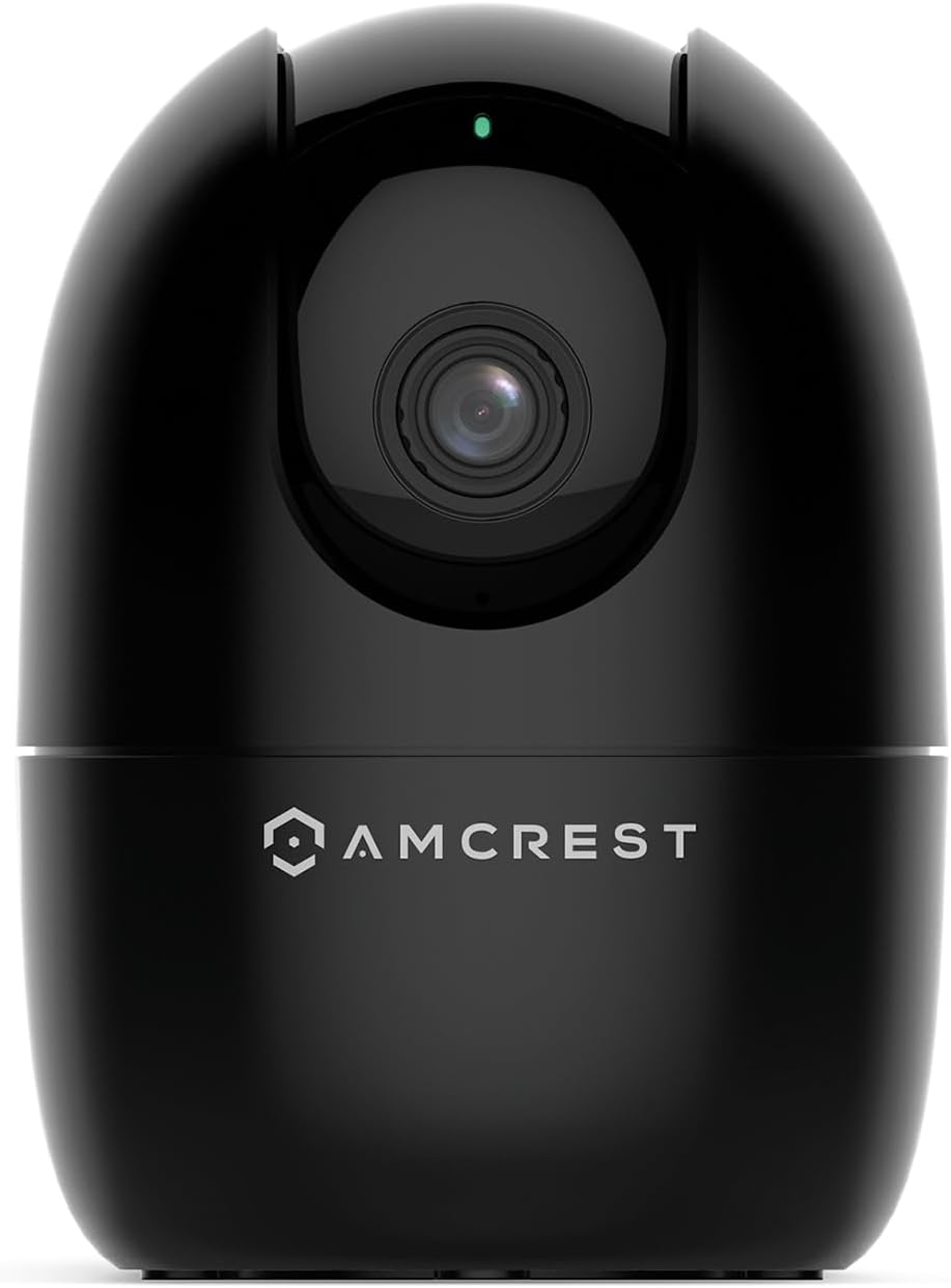 Amcrest 1080P WiFi Camera Indoor, Nanny Cam, Dog Camera, Sound & Baby Monitor, Human & Pet Detection, Motion-Tracking, 2.4Ghz Only, Pan/Tilt Wireless IP Camera, Night Vision, Smart Home ASH21-B