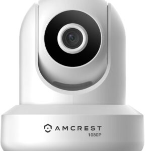 Amcrest 1080P WiFi Security Camera 2MP Indoor Pan/Tilt Wireless IP Camera, IP2M-841W (White)