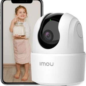 Imou 2K WiFi Security Camera Indoor Pet Dog Baby Camera with AI Human/Motion/Sound Detection, 360° Wireless IP Home Security Camera, Smart Tracking, Siren, Night Vision, 2-Way Audio, Works with Alexa