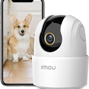 Imou 2.5K WiFi Camera Indoor Pet Dog Camera 4MP, 360° Home Security Wireless IP Baby Camera, Human Detection AI, Smart Tracking, Siren, 10m Night Vision, 2-Way Audio, Privacy Mode, Works with Alexa