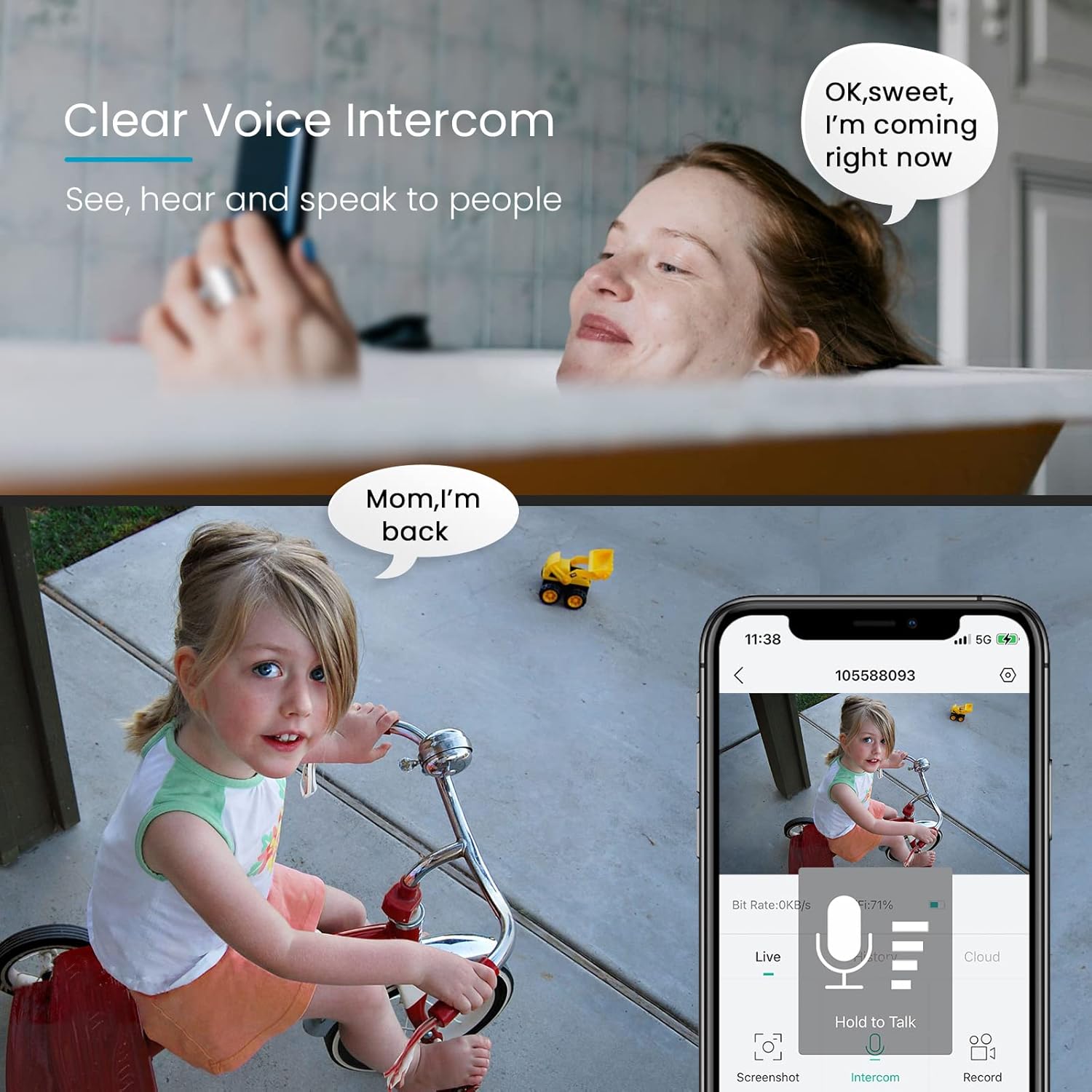 2K Solar Camera Security Outdoor with Spotlight & Siren, AI Detection Wireless Cameras for Home Security, 3MP Color Night Vision/2-Way Talk/Compatible with Alexa - Image 7