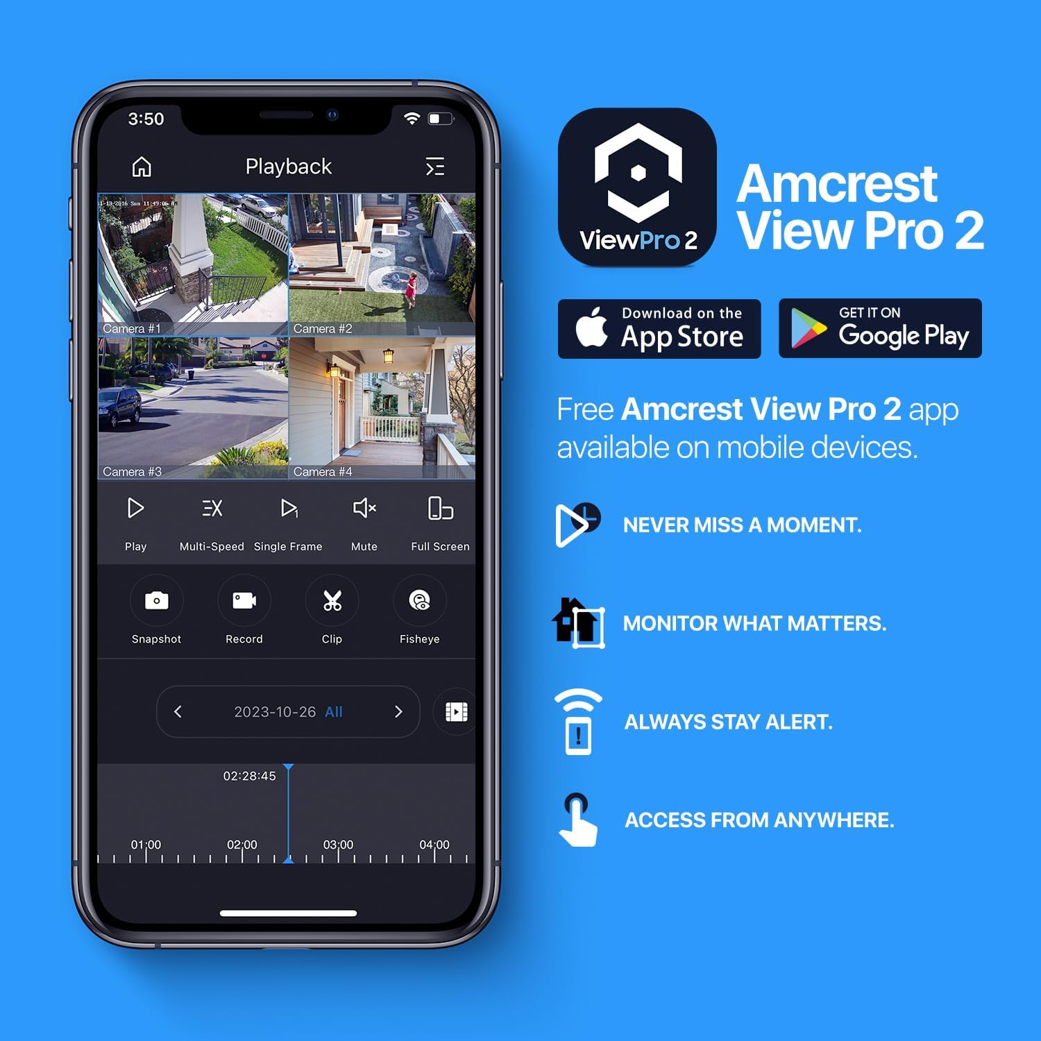 Amcrest 4K (8MP) IP POE Camera, UltraHD Outdoor Bullet, 3840x2160, 98ft NightVision, 125° FOV, IP67, MicroSD (256GB), Human & Vehicle Detection, Tripwire & Intrusion, (IP8M-2496EW-AI-V3) - Image 8