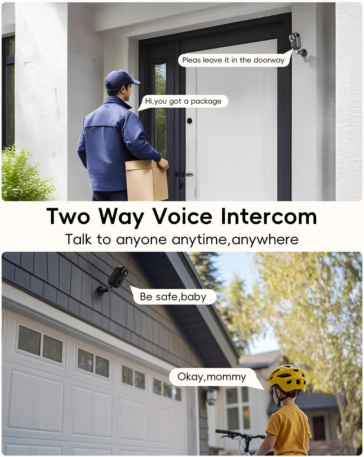 ZUMIMALL 2K Security Cameras Wireless Outdoor, Magnetic Mount, 130° View Outdoor Camera Wireless, 2.4G WiFi Battery Camera Indoor/AI Detection/3MP Color Night Vision/2-Way Talk/Cloud/Alexa/IP66 - Image 5