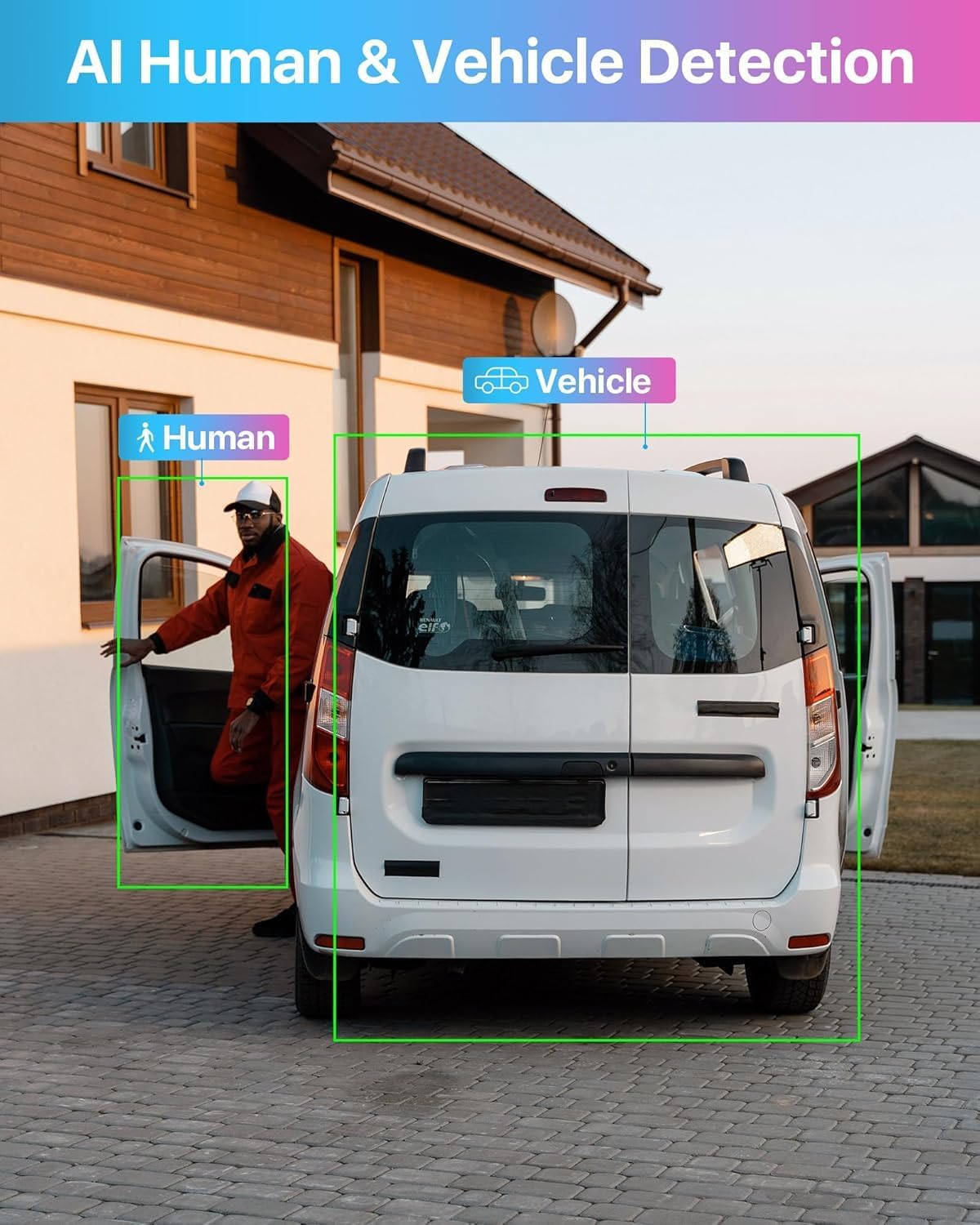 ZOSI 3K Lite Security Camera System with 1TB Hard Drive,AI Human/Vehicle Detection,Night Vision,H.265+ 8Channel HD TVI DVR Recorder,4pcs 1080P HD 1920TVL Indoor Outdoor Surveillance CCTV Dome Cameras - Image 2