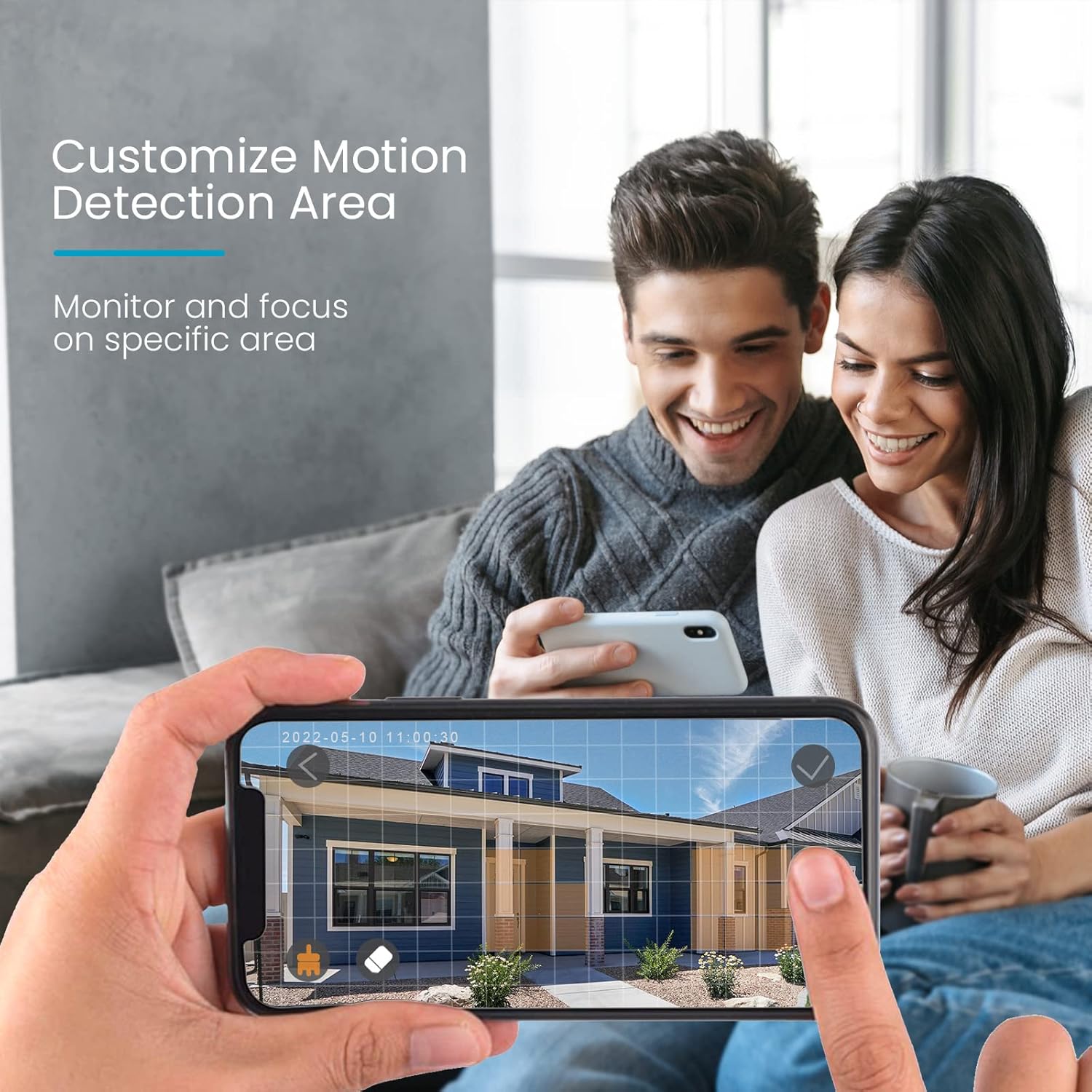 2K Solar Camera Security Outdoor with Spotlight & Siren, AI Detection Wireless Cameras for Home Security, 3MP Color Night Vision/2-Way Talk/Compatible with Alexa - Image 8