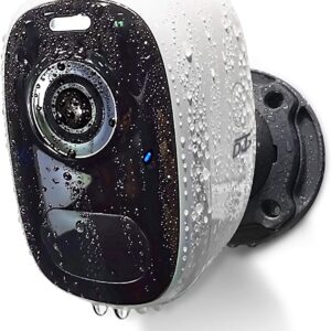 DCT Wireless Outdoor Security Camera: Magnetic, Battery-Powered, 2K Color Night Vision, Weatherproof, Motion Detection, 2-Way Audio, Spotlight & Alarm, SD/Cloud, Long Battery Life