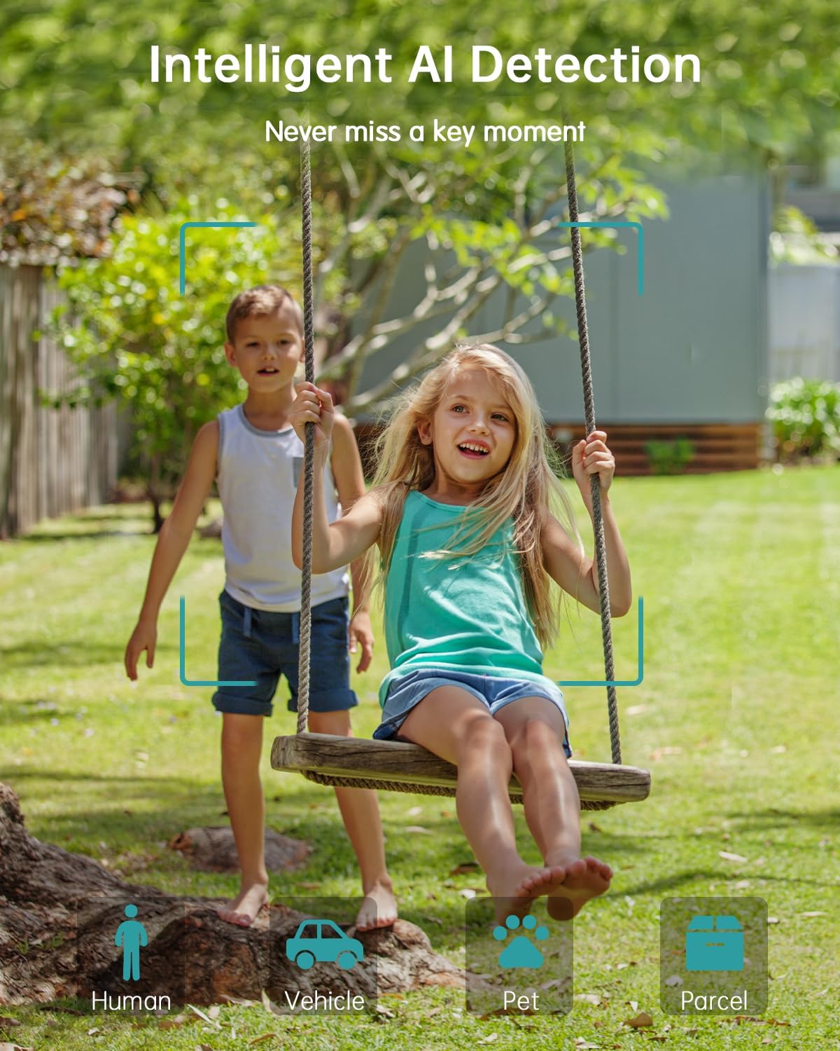 ZUMIMALL Security Cameras Wireless Outdoor, 360°View, 2K Battery Powered Cameras for Home Security, 3MP Color Night Vision, 2-Way Talk, IP66, AI Analysis, Cloud Storage, Alexa - Image 6