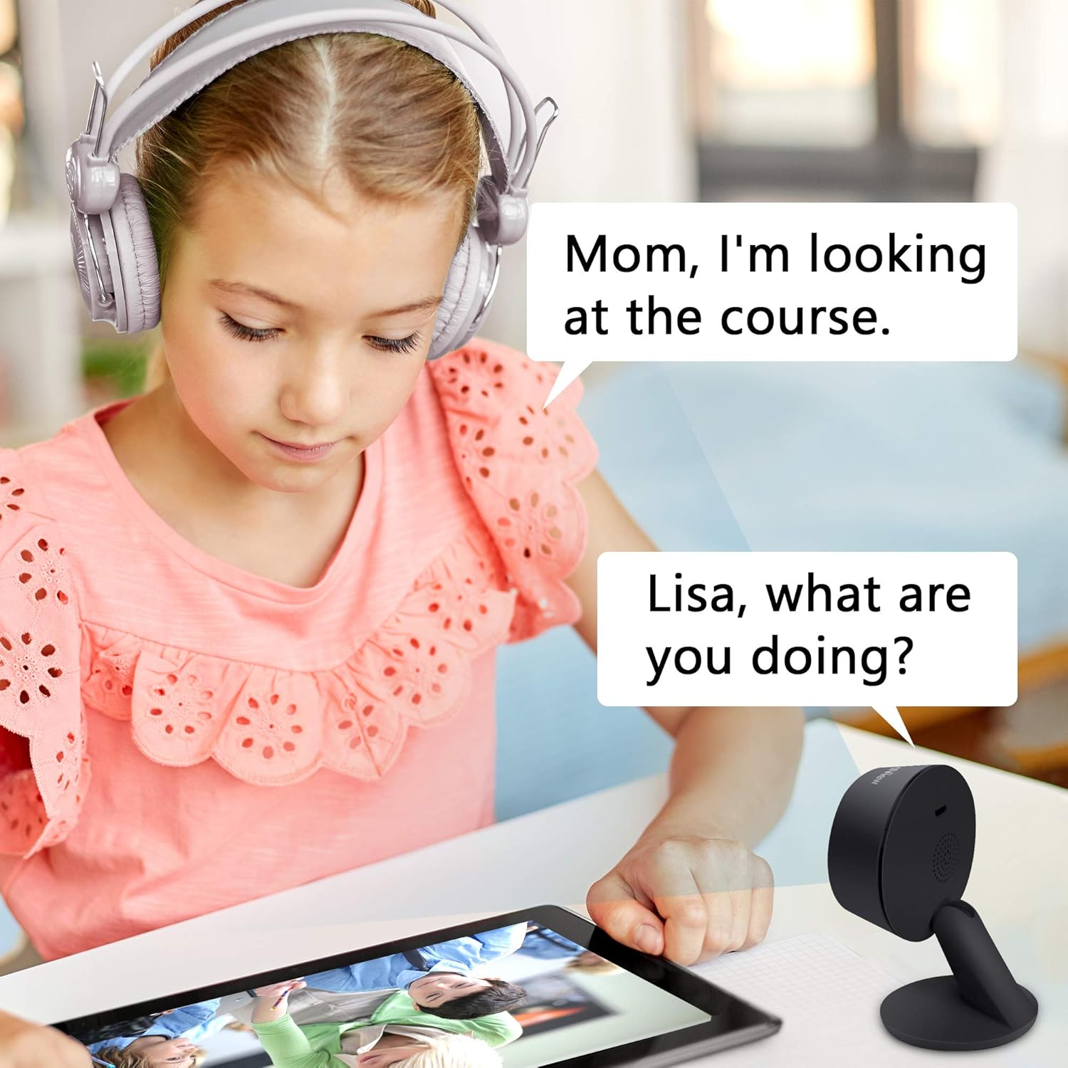 LaView Security Cameras 4pcs, Home Security Camera Indoor 1080P, Wi-Fi Cameras Wired for Pet, Motion Detection, Two-Way Audio, Night Vision, Phone App, Works with Alexa, iOS & Android & Web Access - Image 7