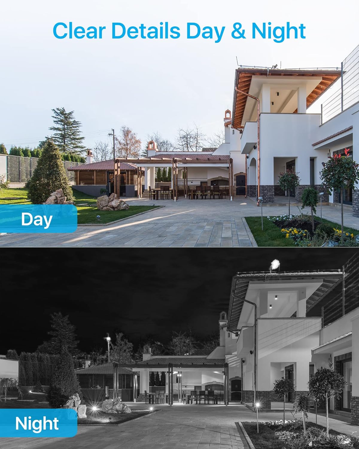 ZOSI 1080P H.265+ Home Security Camera System with AI Human Vehicle Detection, 5MP 3K Lite 8 Channel CCTV DVR Recorder with 2TB Hard Drive and 8 x 1080p Surveillance Bullet Camera Outdoor Indoor - Image 4