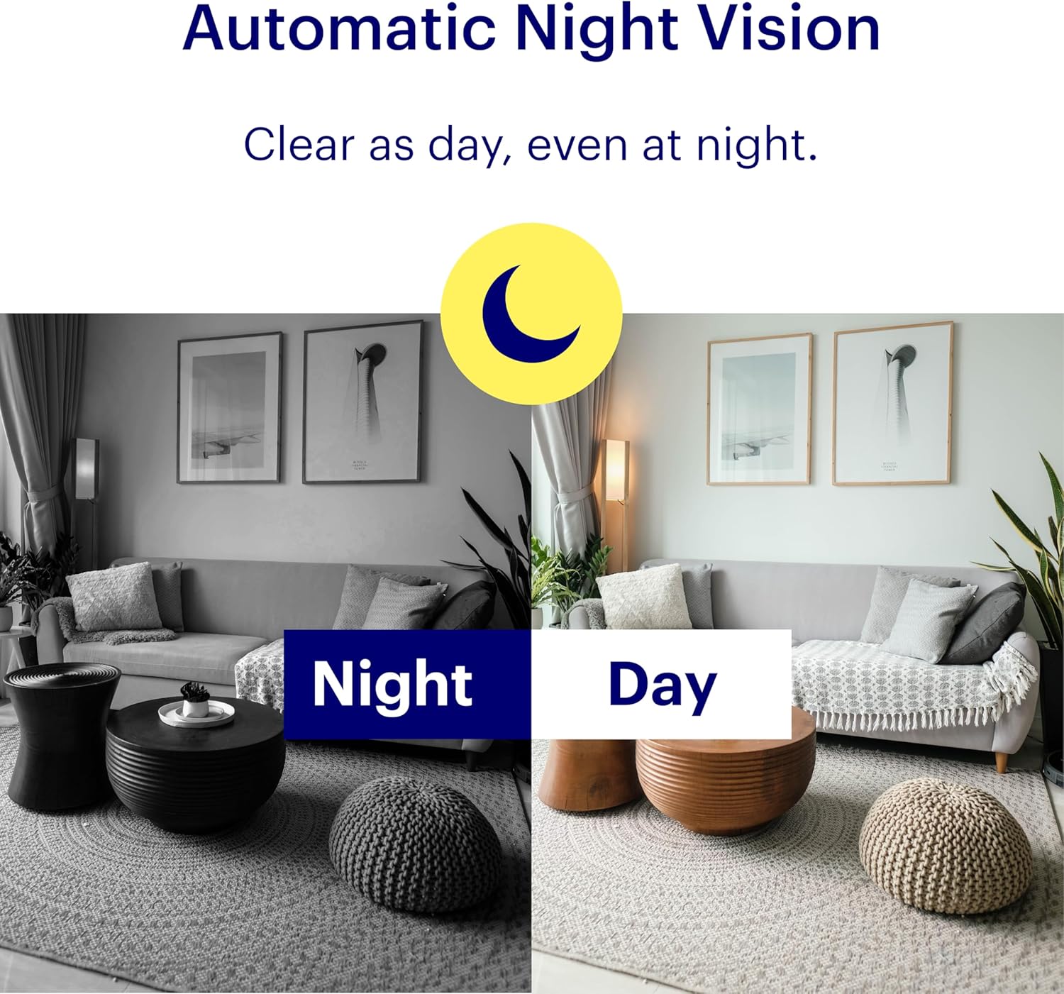 Canary View Indoor Home Security Camera 1080p HD WiFi IP | 24/7 Watch Live Video, Motion Alerts, Two-Way Talk, Night Vision, 10x Zoom, Private Mode, Works with Alexa, Google Assistant and More - Image 7